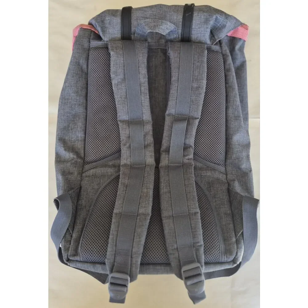 HERSCHEL Little America Raven Crosshatch/Black Buckle Backpack Laptop